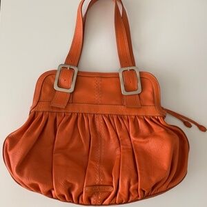 Cole Haan Orange Leather Purse